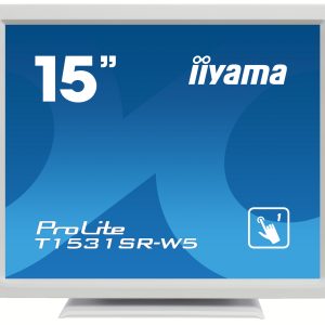 15” iiyama T1531SR-W5 – TN,1024×768,8ms,370cd/m2, 700:1,4:3,VGA,HDMI,DP,USB,repro,výška.