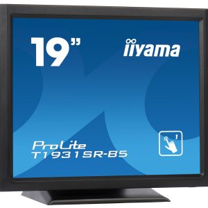 19” iiyama T1931SR-B5 – TN,SXGA,5ms,250cd/m2, 1000:1,5:4,VGA,HDMI,DP,USB,repro,výška.