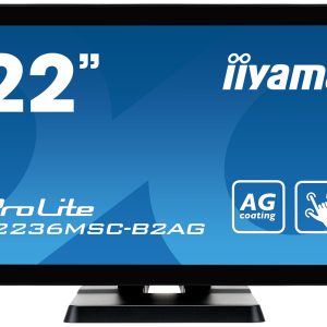 22” LCD iiyama T2236MSC-B2AG – multidotekový, FullHD, AMVA, kapacitní, USB