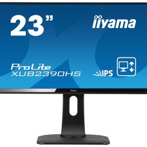 23”LCD iiyama XUB2390HS-B1 -IPS,5ms,250cd/m2,FullHD,HDMI,DVI-D,repro,pivot,výš.nastav.